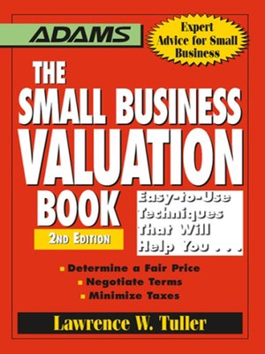 cover image of The Small Business Valuation Book